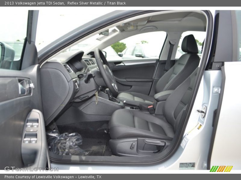 Reflex Silver Metallic / Titan Black 2013 Volkswagen Jetta TDI Sedan