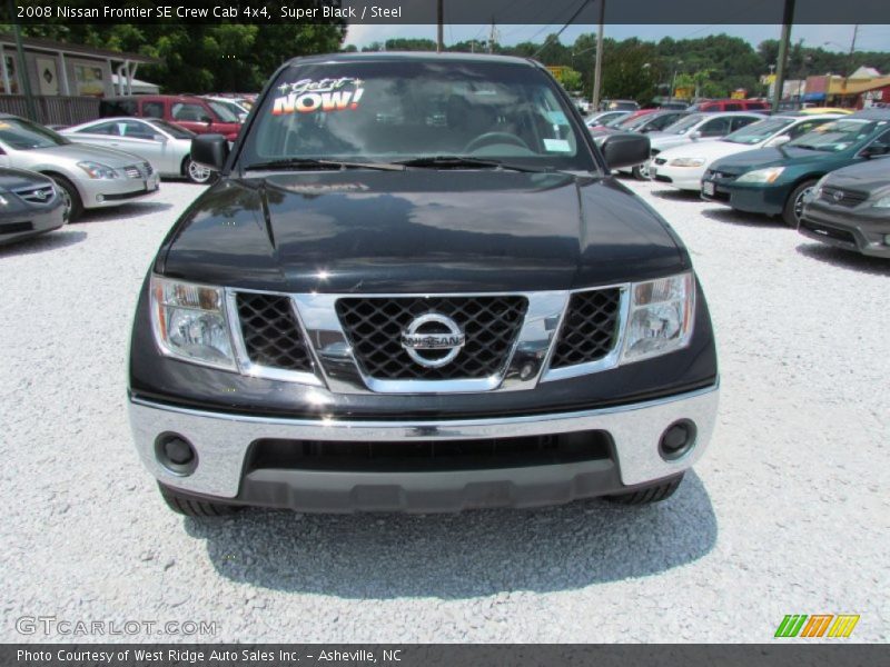 Super Black / Steel 2008 Nissan Frontier SE Crew Cab 4x4