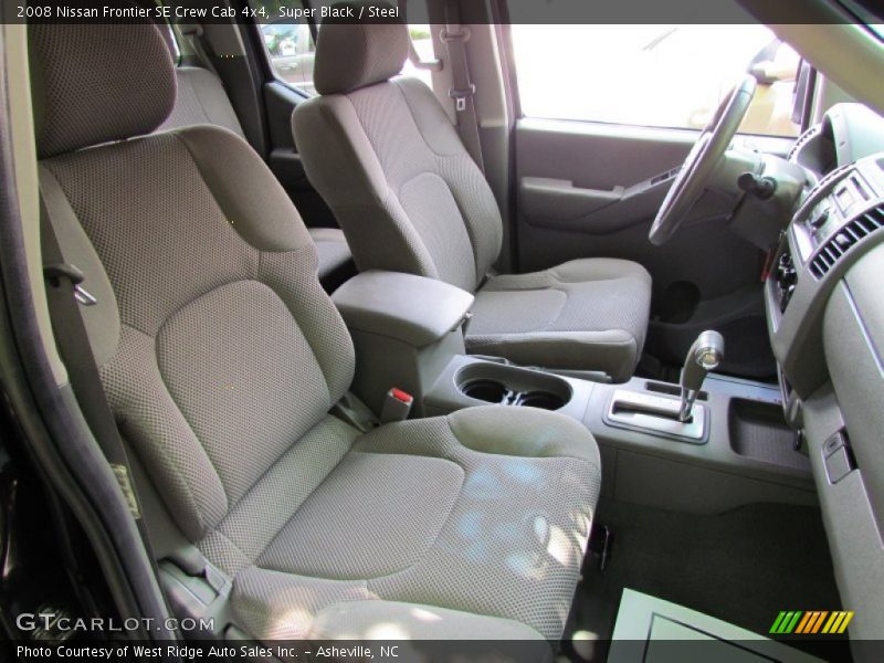 Super Black / Steel 2008 Nissan Frontier SE Crew Cab 4x4