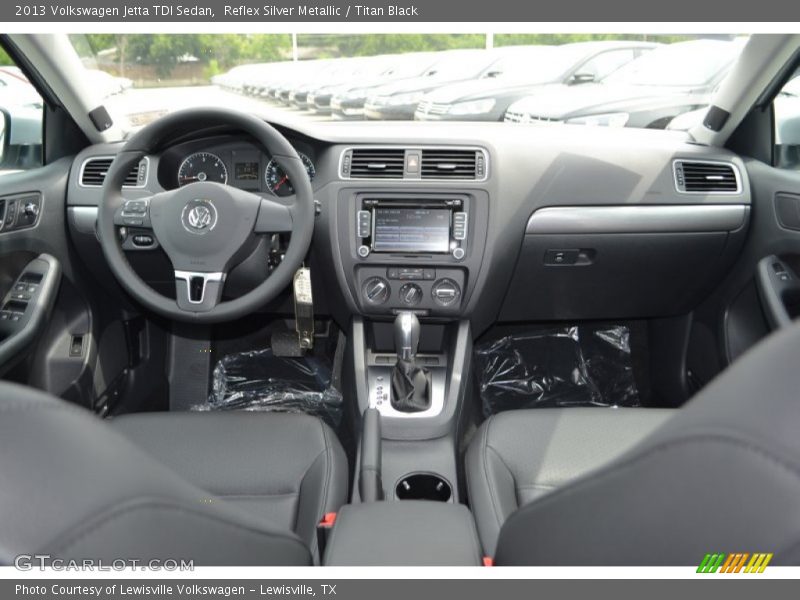 Reflex Silver Metallic / Titan Black 2013 Volkswagen Jetta TDI Sedan