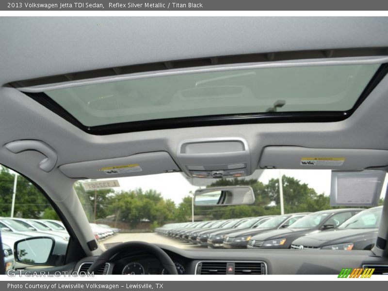 Reflex Silver Metallic / Titan Black 2013 Volkswagen Jetta TDI Sedan