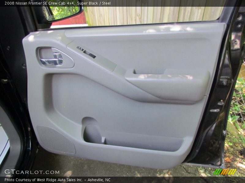 Super Black / Steel 2008 Nissan Frontier SE Crew Cab 4x4