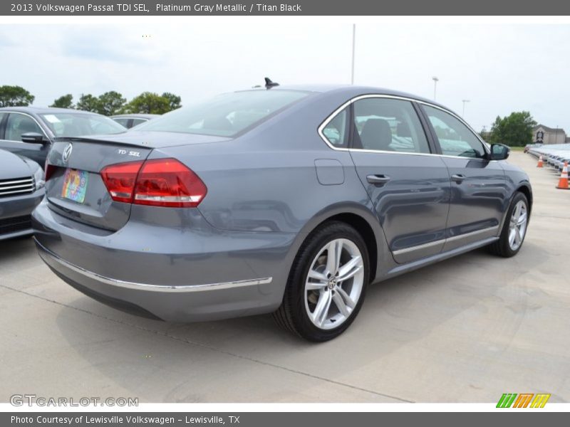 Platinum Gray Metallic / Titan Black 2013 Volkswagen Passat TDI SEL