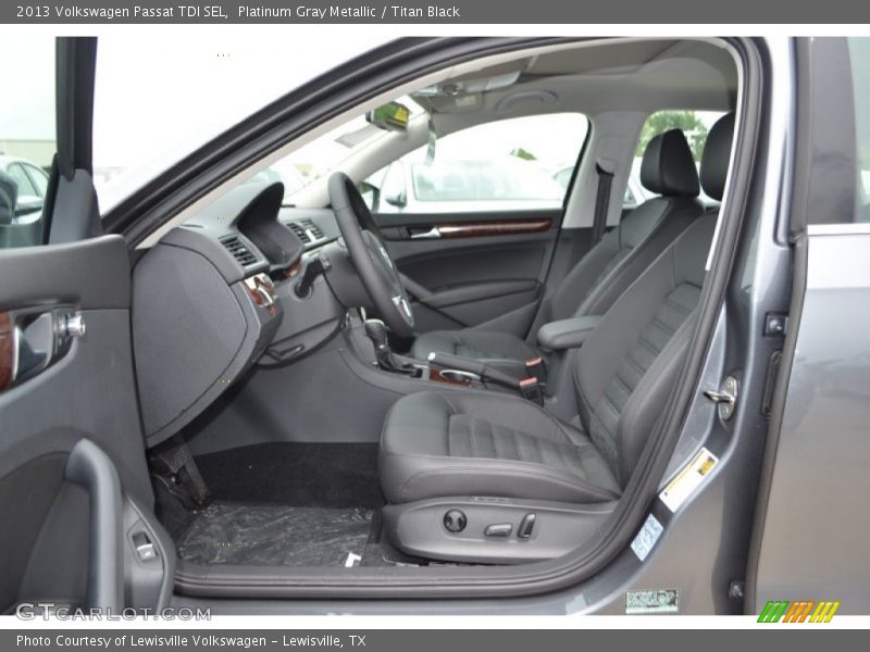 Platinum Gray Metallic / Titan Black 2013 Volkswagen Passat TDI SEL