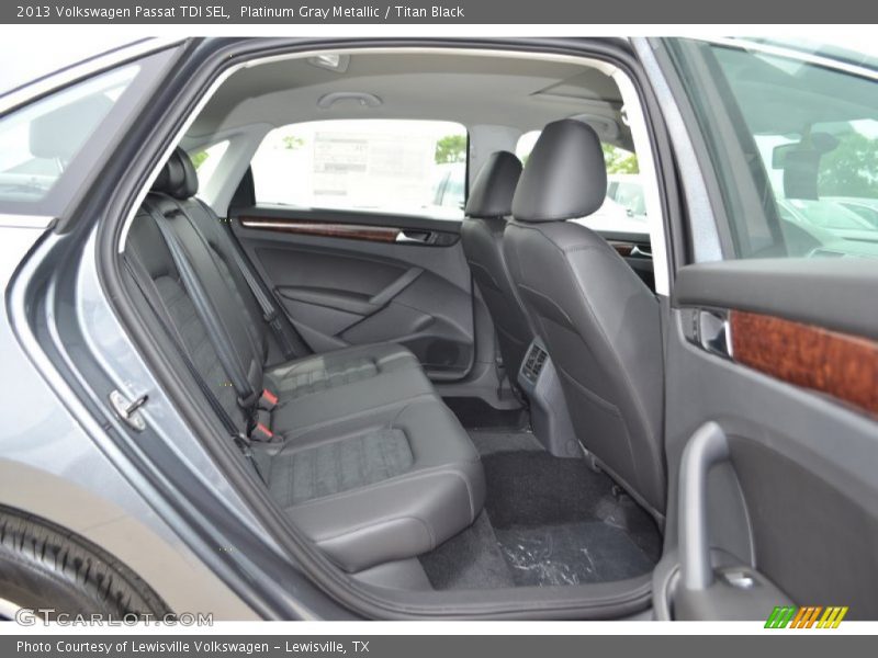 Platinum Gray Metallic / Titan Black 2013 Volkswagen Passat TDI SEL