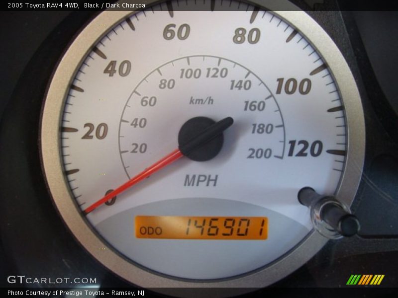 Black / Dark Charcoal 2005 Toyota RAV4 4WD