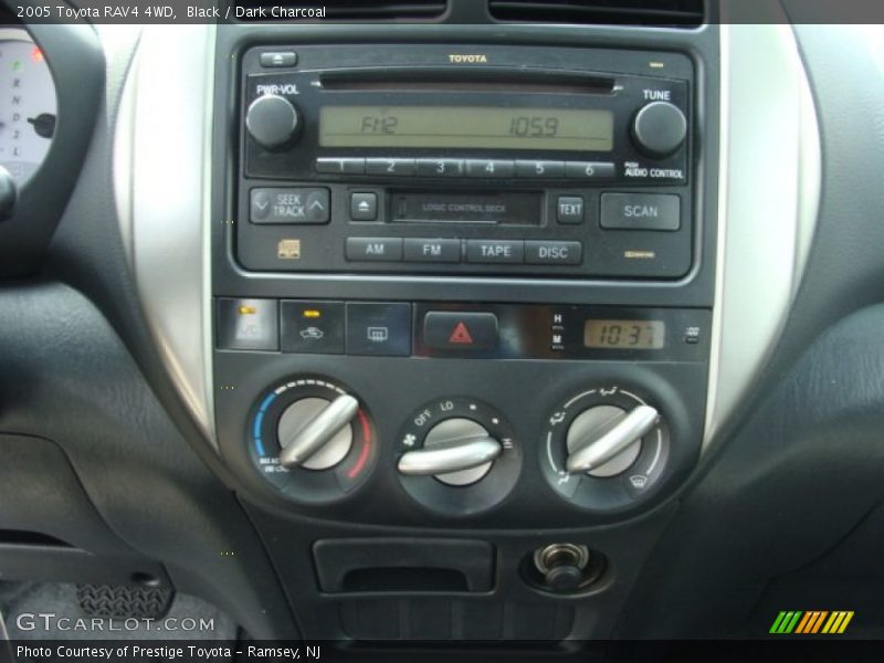 Black / Dark Charcoal 2005 Toyota RAV4 4WD