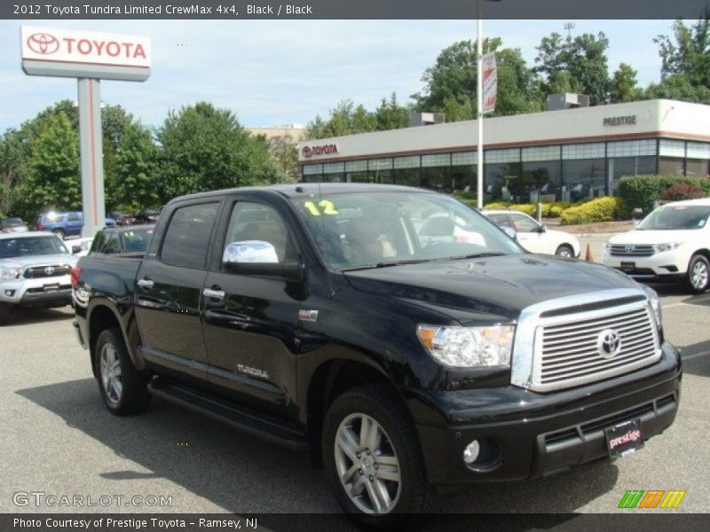 Black / Black 2012 Toyota Tundra Limited CrewMax 4x4