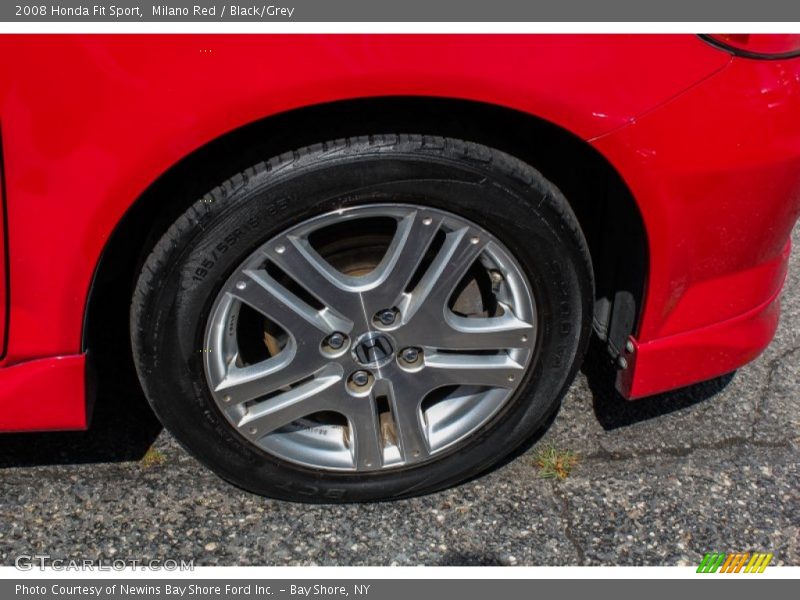 Milano Red / Black/Grey 2008 Honda Fit Sport