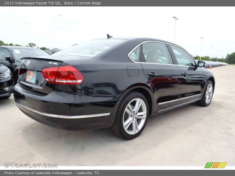 Black / Cornsilk Beige 2013 Volkswagen Passat TDI SEL