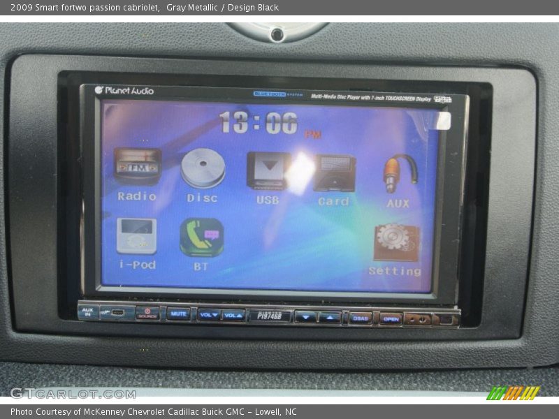 Gray Metallic / Design Black 2009 Smart fortwo passion cabriolet