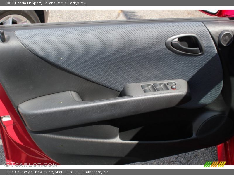 Milano Red / Black/Grey 2008 Honda Fit Sport