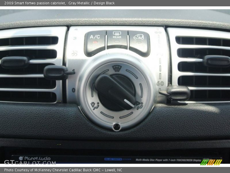 Gray Metallic / Design Black 2009 Smart fortwo passion cabriolet