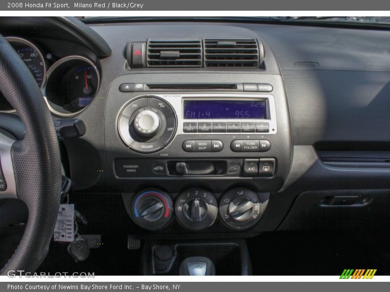 Milano Red / Black/Grey 2008 Honda Fit Sport