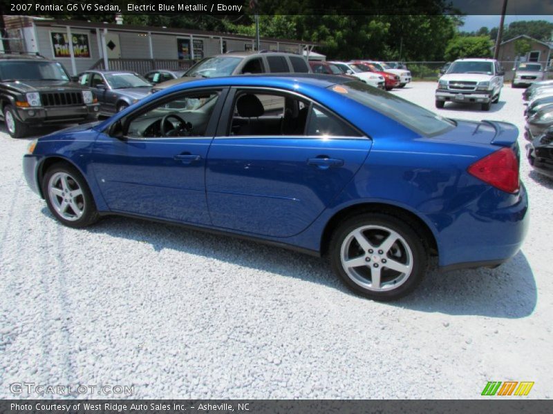 Electric Blue Metallic / Ebony 2007 Pontiac G6 V6 Sedan