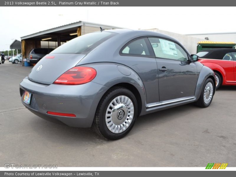 Platinum Gray Metallic / Titan Black 2013 Volkswagen Beetle 2.5L
