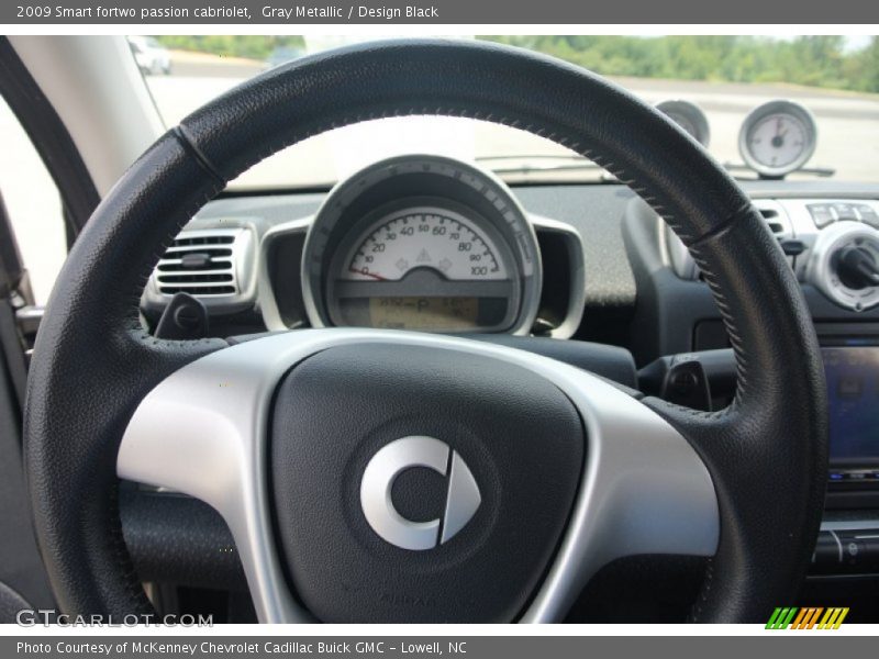 Gray Metallic / Design Black 2009 Smart fortwo passion cabriolet