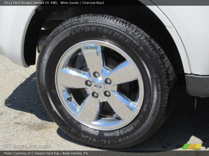 White Suede / Charcoal Black 2011 Ford Escape Limited V6 4WD