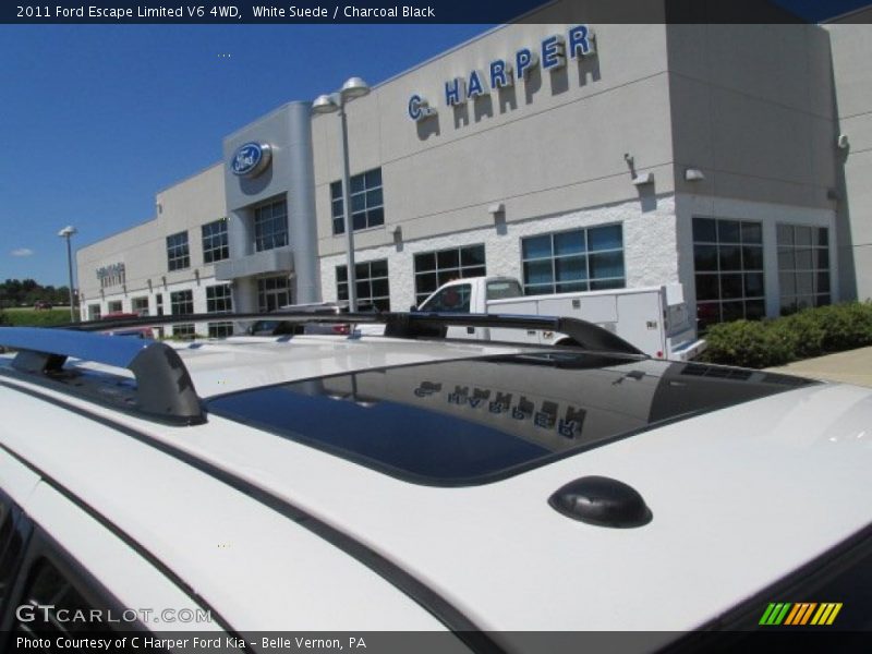 White Suede / Charcoal Black 2011 Ford Escape Limited V6 4WD