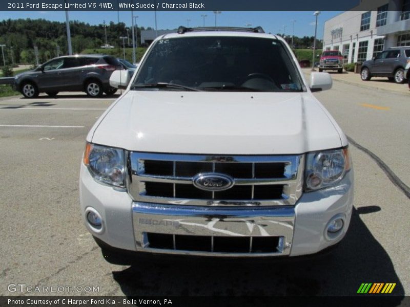White Suede / Charcoal Black 2011 Ford Escape Limited V6 4WD