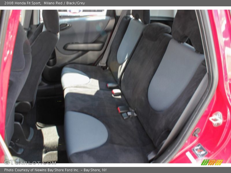 Milano Red / Black/Grey 2008 Honda Fit Sport