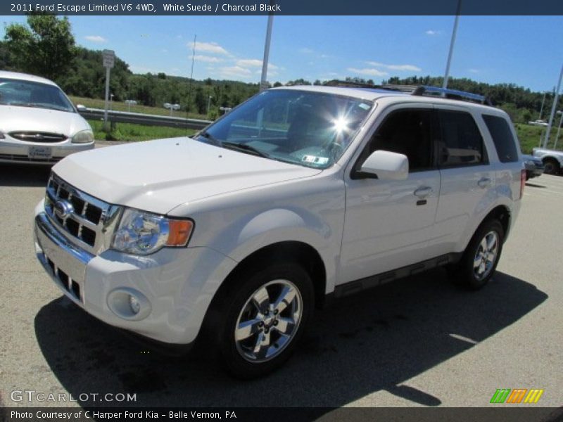 White Suede / Charcoal Black 2011 Ford Escape Limited V6 4WD