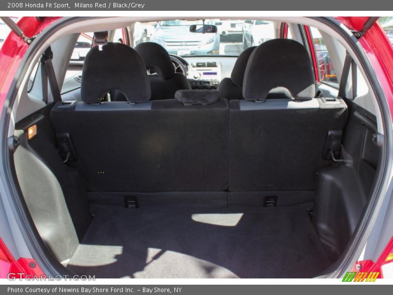 Milano Red / Black/Grey 2008 Honda Fit Sport