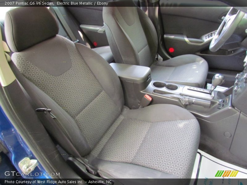 Electric Blue Metallic / Ebony 2007 Pontiac G6 V6 Sedan