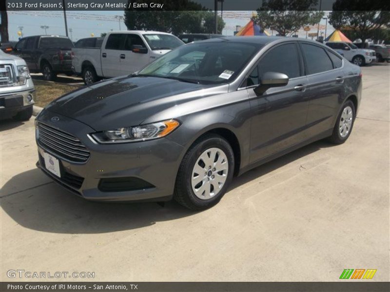 Sterling Gray Metallic / Earth Gray 2013 Ford Fusion S