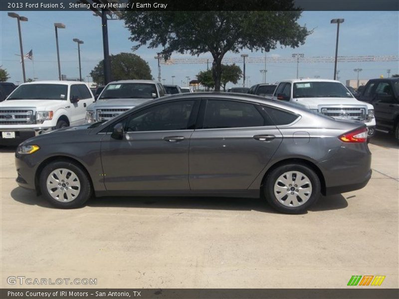 Sterling Gray Metallic / Earth Gray 2013 Ford Fusion S