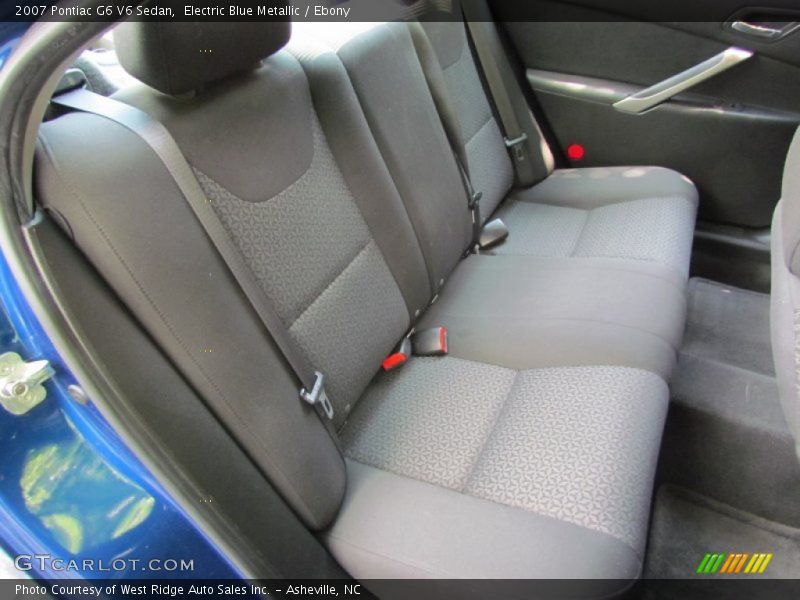 Electric Blue Metallic / Ebony 2007 Pontiac G6 V6 Sedan