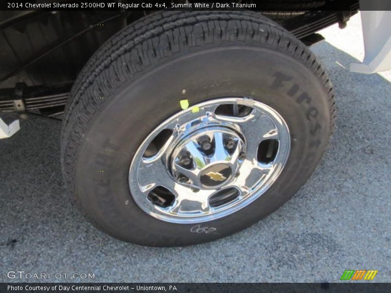 Summit White / Dark Titanium 2014 Chevrolet Silverado 2500HD WT Regular Cab 4x4