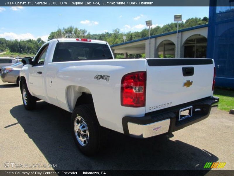 Summit White / Dark Titanium 2014 Chevrolet Silverado 2500HD WT Regular Cab 4x4