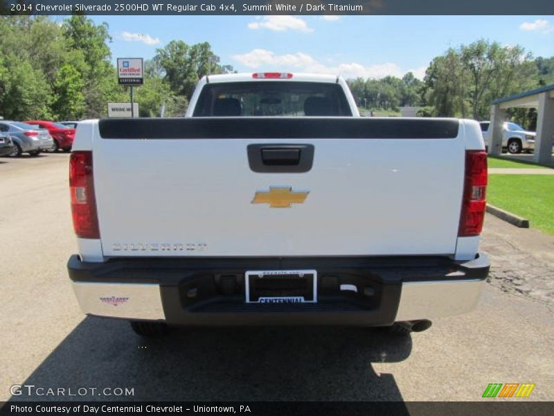 Summit White / Dark Titanium 2014 Chevrolet Silverado 2500HD WT Regular Cab 4x4