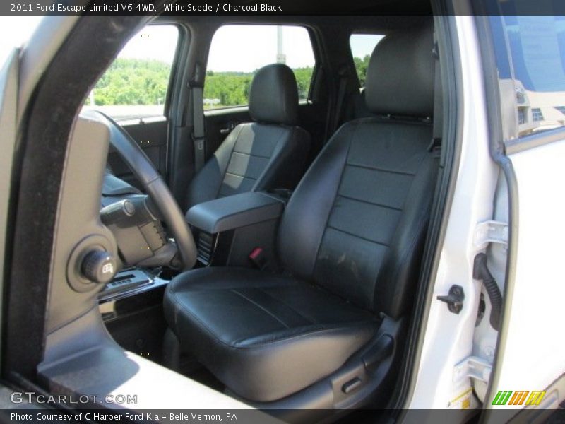 White Suede / Charcoal Black 2011 Ford Escape Limited V6 4WD