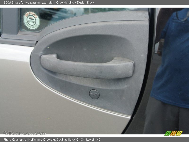 Gray Metallic / Design Black 2009 Smart fortwo passion cabriolet