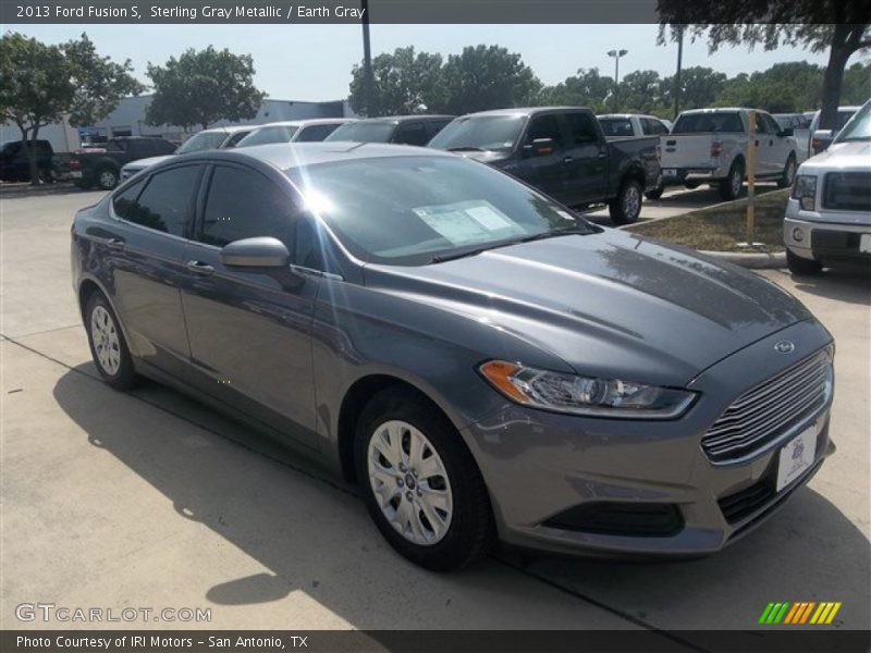 Sterling Gray Metallic / Earth Gray 2013 Ford Fusion S