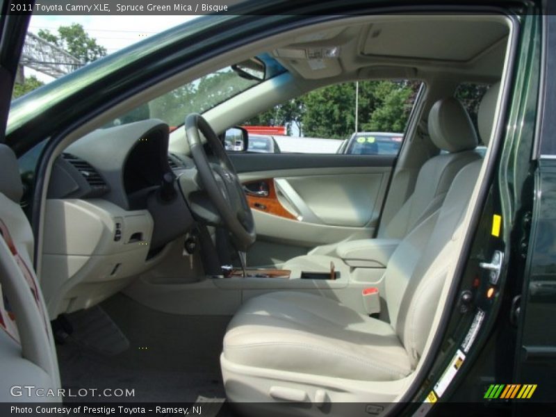 Spruce Green Mica / Bisque 2011 Toyota Camry XLE