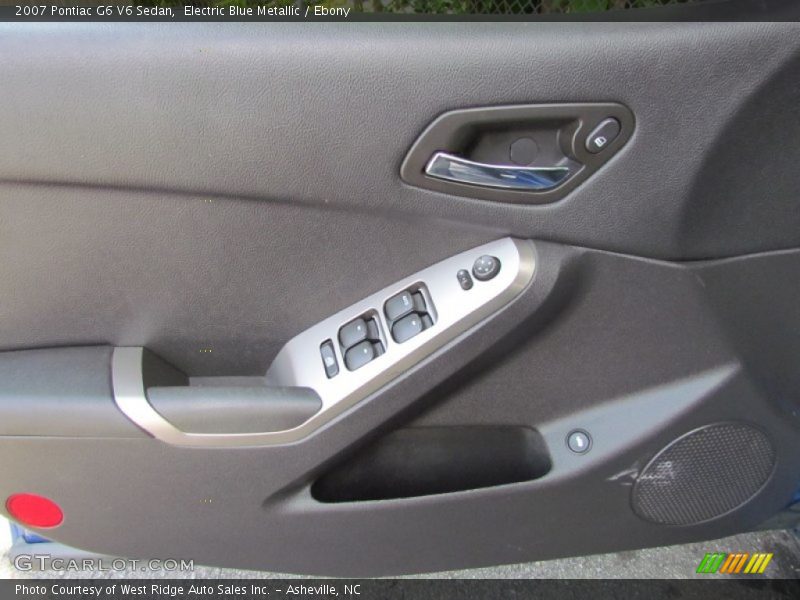 Electric Blue Metallic / Ebony 2007 Pontiac G6 V6 Sedan