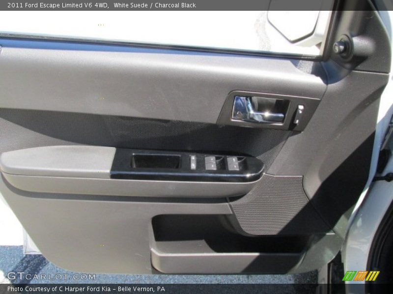 White Suede / Charcoal Black 2011 Ford Escape Limited V6 4WD