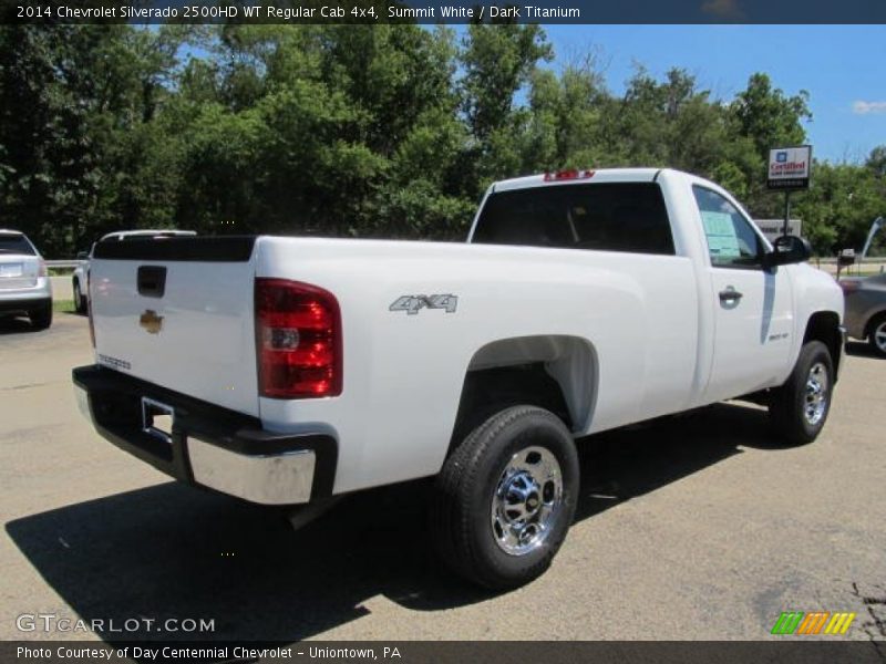 Summit White / Dark Titanium 2014 Chevrolet Silverado 2500HD WT Regular Cab 4x4