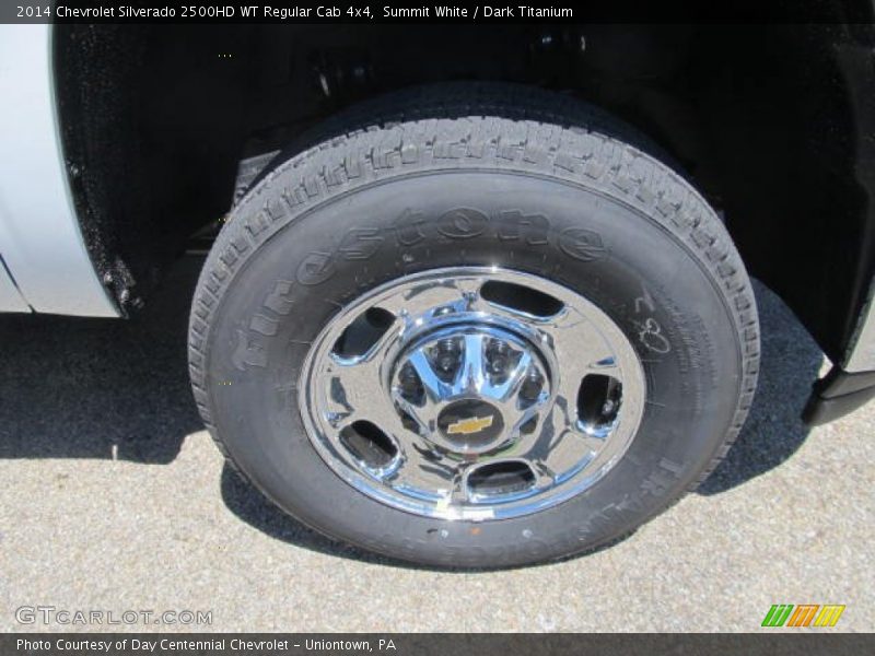 Summit White / Dark Titanium 2014 Chevrolet Silverado 2500HD WT Regular Cab 4x4