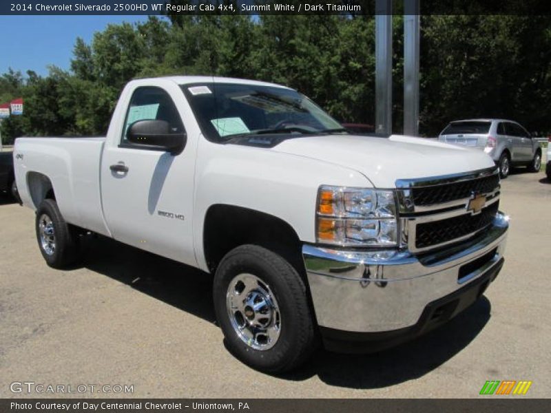 Front 3/4 View of 2014 Silverado 2500HD WT Regular Cab 4x4