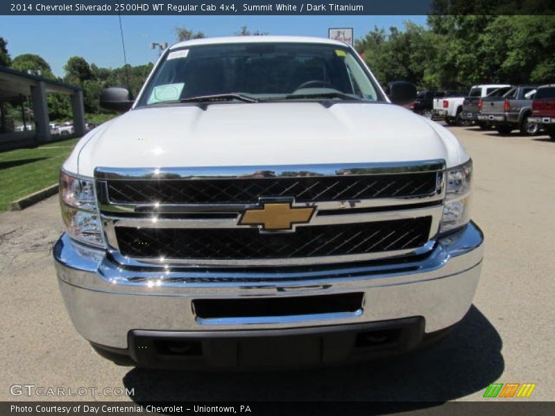 Summit White / Dark Titanium 2014 Chevrolet Silverado 2500HD WT Regular Cab 4x4