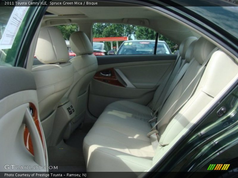 Spruce Green Mica / Bisque 2011 Toyota Camry XLE