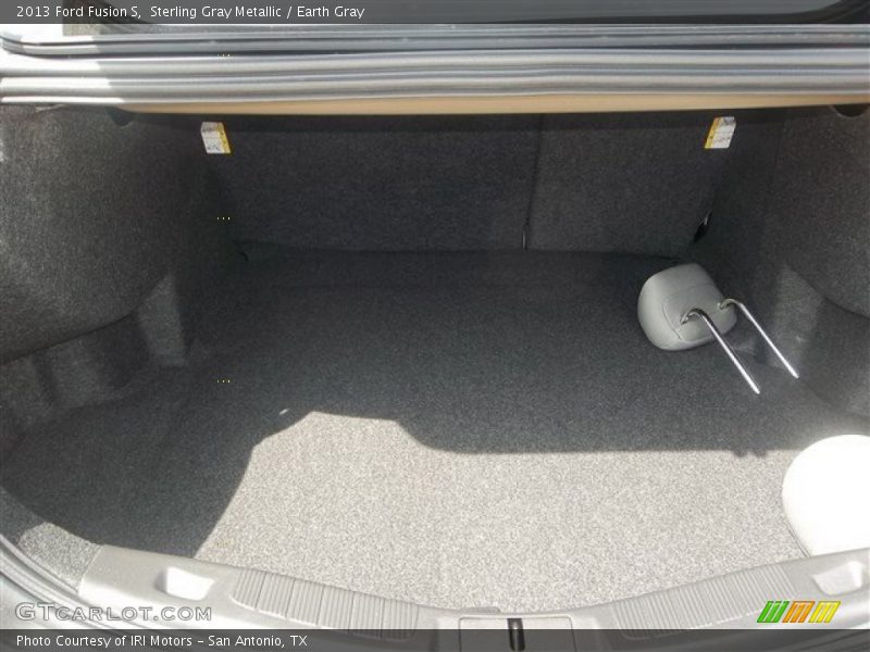 Sterling Gray Metallic / Earth Gray 2013 Ford Fusion S