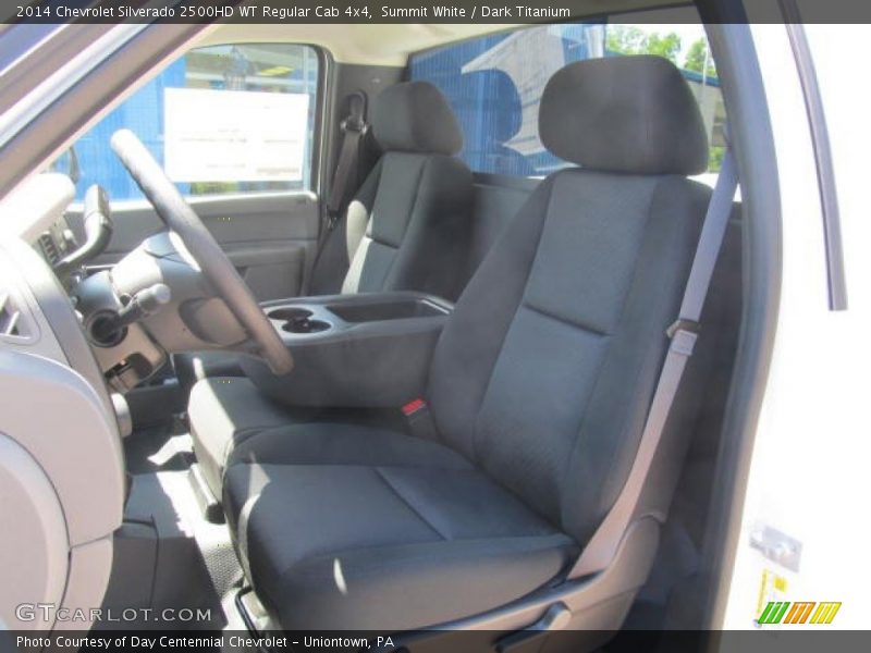 Summit White / Dark Titanium 2014 Chevrolet Silverado 2500HD WT Regular Cab 4x4