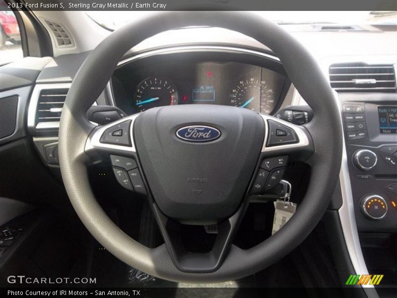 Sterling Gray Metallic / Earth Gray 2013 Ford Fusion S