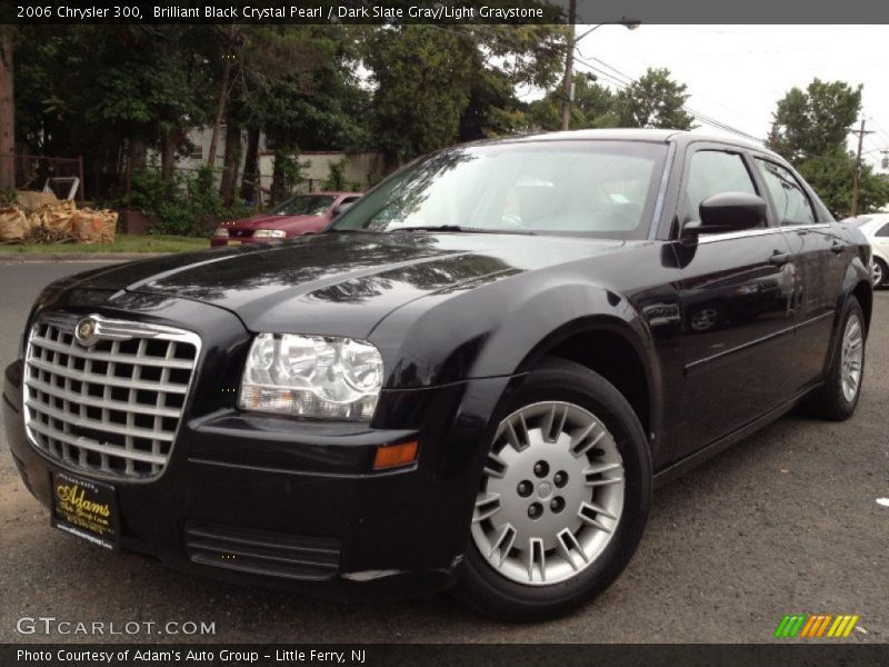 Brilliant Black Crystal Pearl / Dark Slate Gray/Light Graystone 2006 Chrysler 300