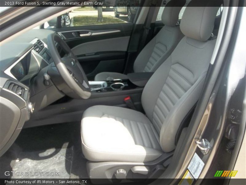 Sterling Gray Metallic / Earth Gray 2013 Ford Fusion S